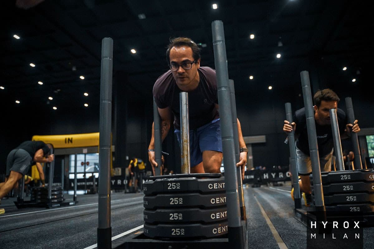 Sled push Hyrox : la technique pour gagner 30 secondes